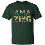 Amazing Explore Letters Camping Travel Adventure Wild Nature Mountain Forest Trip Lake Gift Unisex T-Shirt