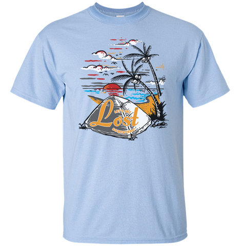Lets Get Lost Explore Camping Travel Adventure Wild Nature Mountain Forest Trip Lake Gift Unisex T-Shirt