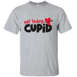 Not Today Cupid Happy Valentine's Day Heart Friends Girlfriend Boyfriend Wife Husband Family Gift Unisex T-Shirt