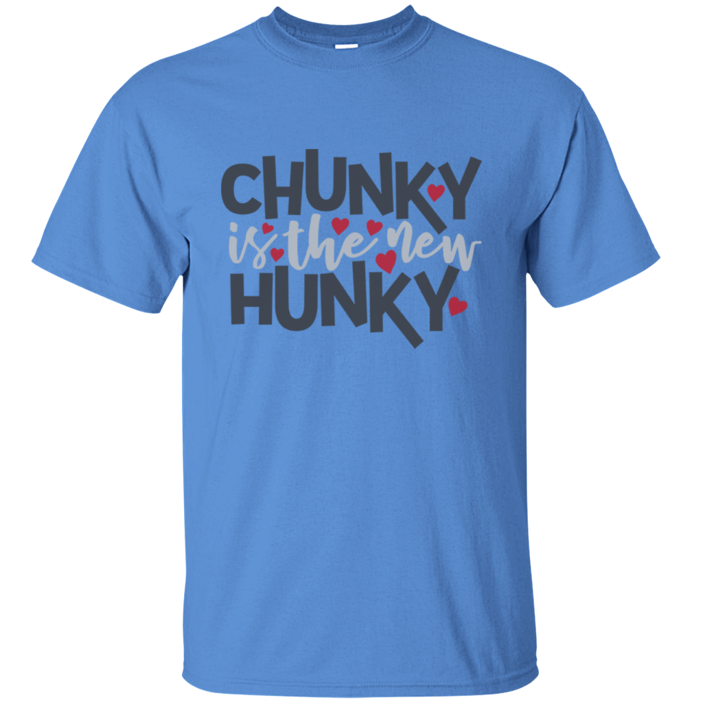 Chunky Hunky Happy Valentine's Day Heart Friends Girlfriend Boyfriend Wife Husband Family Gift Unisex T-Shirt