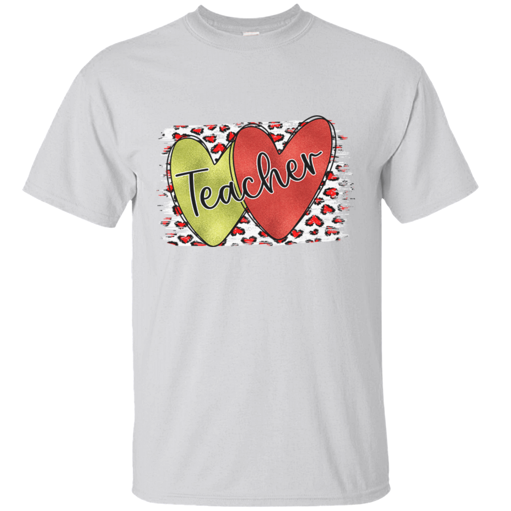 Happy Valentine's Day Teacher Heart Friends Girlfriend Boyfriend Wife Husband Family Gift Unisex T-Shirt