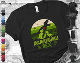 Mamasaurus Rex 3 Babies Mama Mom Mammy Mothers Day Trex Dinosaurus Dino Love Heart Family Gift Unisex T-Shirt