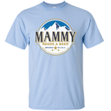 Mammy Needs Beer Logo Busch Father's Mother's Day Dad Papa Veteran Husband Family Gift Unisex T-Shirt