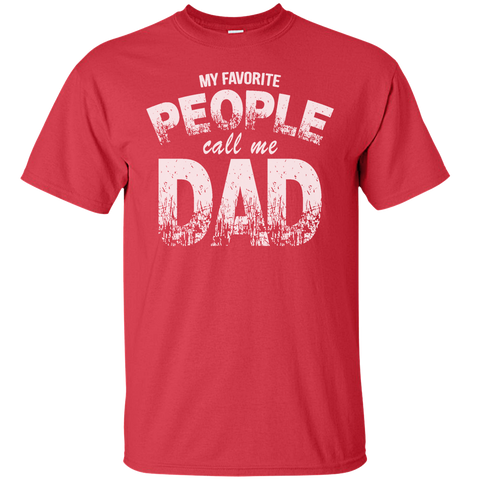 Favorite People Call Dad Happy Father's Day Mom Mammy Daddy Love Family Gift Unisex T-Shirt