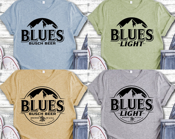 Blues Busch Light Beer Logo Inspired Unofficial Custom 4 in 1 Design SVG  PNG EPS AI Digital Cut Files Editable Printable