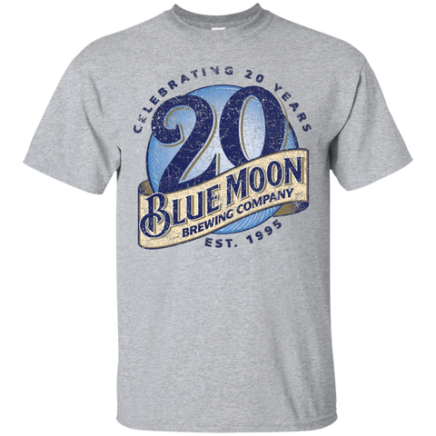 Blue Moon Beer Brand Logo Label T-Shirt