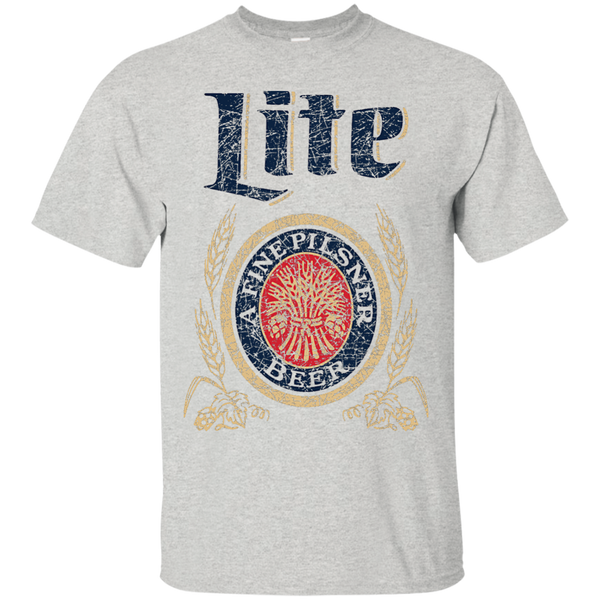 BEER MILLER LITE green M t shirt - Gem