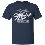 Merica Since 1776 American Eagle Beer Flag Patriotic Independence Day July 4th US Veteran Army Gift Unisex T-Shirt