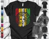 Queen Woman Afro Girl Juneteenth 1865 Black History Man King Melanin African American Pride Gift Unisex T-Shirt