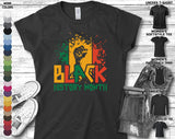 Black History Month Juneteenth 1865 Afro Woman Girl Queen King Melanin African American Gift Unisex T-Shirt