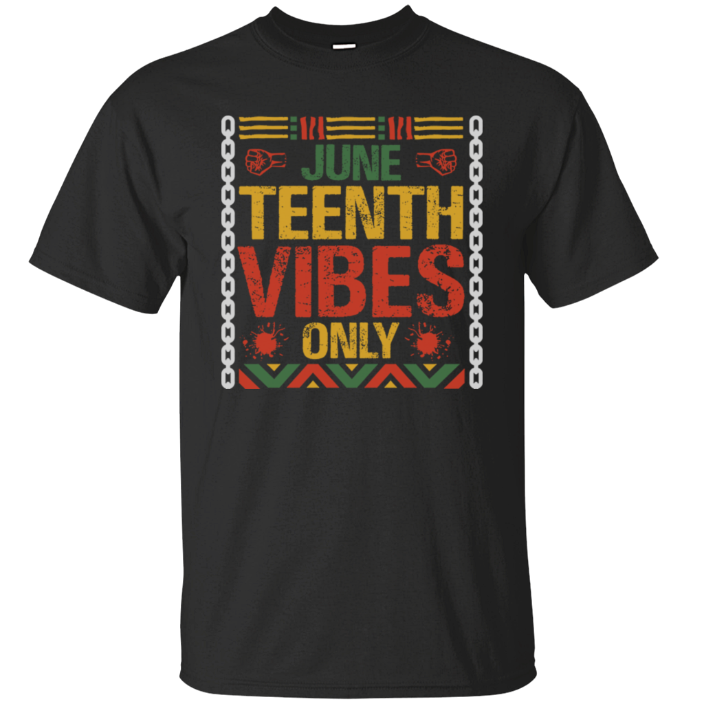 Black History Month Juneteenth Vibes 1865 Afro Woman Girl Queen King Melanin African American Gift Unisex T-Shirt