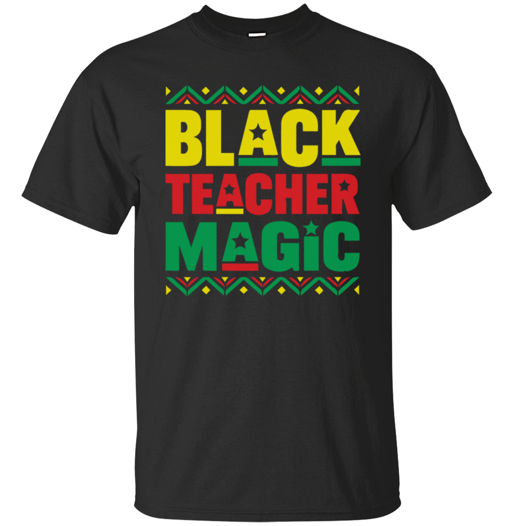 Black Teacher Magic History Month Juneteenth 1865 Afro Woman Girl Queen King Melanin African American Gift Unisex T-Shirt