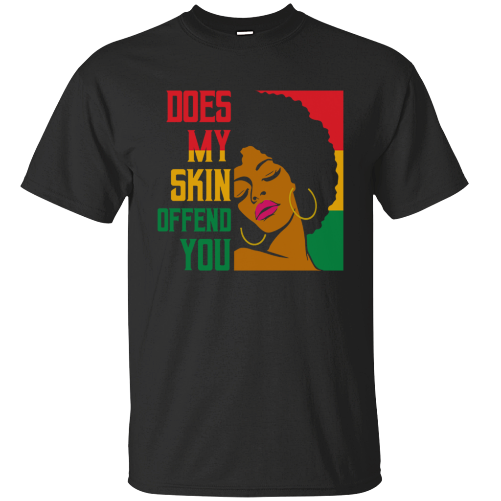 Skin Offend Black Magic History Month Juneteenth 1865 Afro Woman Girl Queen Melanin Gift Unisex T-Shirt
