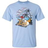 Lets Get Lost Explore Camping Travel Adventure Wild Nature Mountain Forest Trip Lake Gift Unisex T-Shirt