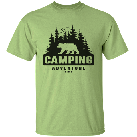 Bear Adventure Explore Camping Travel Wild Nature Mountain Forest Trip Lake Gift Unisex T-Shirt