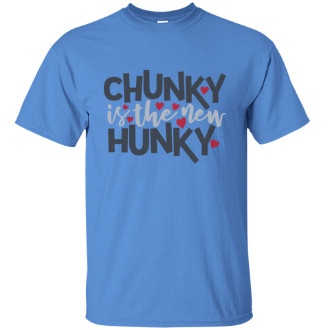 Chunky Hunky Happy Valentine's Day Heart Friends Girlfriend Boyfriend Wife Husband Family Gift Unisex T-Shirt