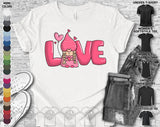 Gnome Happy Valentine's Day Heart Friends Girlfriend Boyfriend Wife Husband Family Gift Unisex T-Shirt