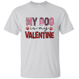 Happy Valentine's Day Dog Heart Friends Girlfriend Boyfriend Wife Husband Family Gift Unisex T-Shirt