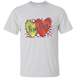 Happy Valentine's Day Teacher Heart Friends Girlfriend Boyfriend Wife Husband Family Gift Unisex T-Shirt