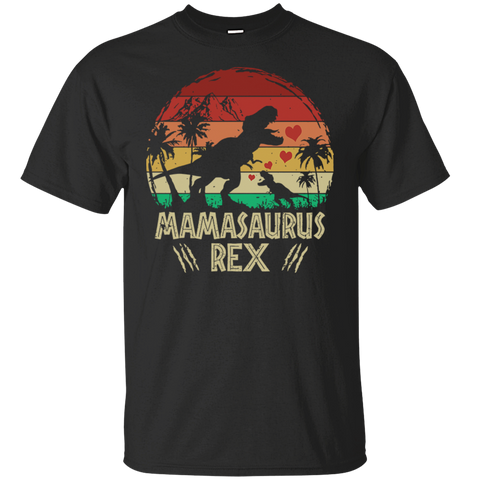 Mamasaurus Rex Baby Mama Mom Mammy Mothers Day Trex Dinosaurus Dino Love Heart Family Gift Unisex T-Shirt