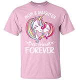 Unicorn Heads Mom And Daughter Mothers Day Mama Mammy Love Heart Family Gift Unisex T-Shirt