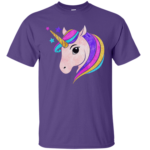 Unicorn Heads Glitter Rainbow Mom Mothers Day Mama Mammy Love Heart Family Gift Unisex T-Shirt