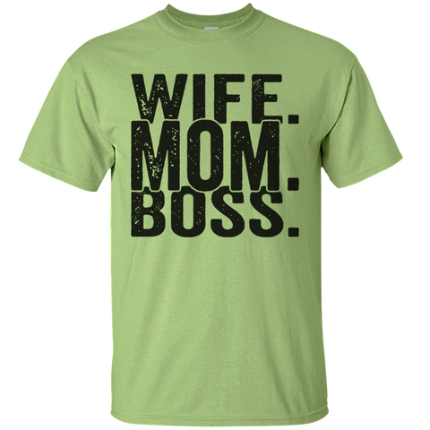 Wife Mom Boss Mothers Day Mama Mammy Love Heart Family Gift Unisex T-Shirt