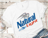 Natural Light Beer Inspired Unofficial Logo Can Tumbler Wrap PNG