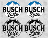 Busch Latte Light Beer Logo