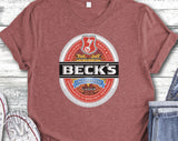Beck's Beer Octoberfest Inspired Unofficial Logo Can Tumbler Wrap PNG