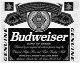 Budweiser Beer Logo Inspired Unofficial Can Tumbler Wrap SVG PNG
