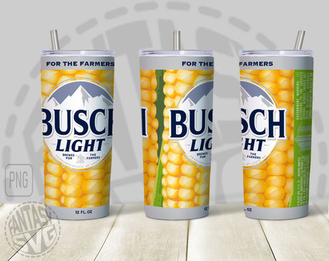 Busch Light For Farmers Beer Inspired Unofficial Logo Can Wrap PNG –  BeerTshirtWorld