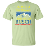 Busch Beer T-Shirt Custom Designed Color Worn Label Pattern