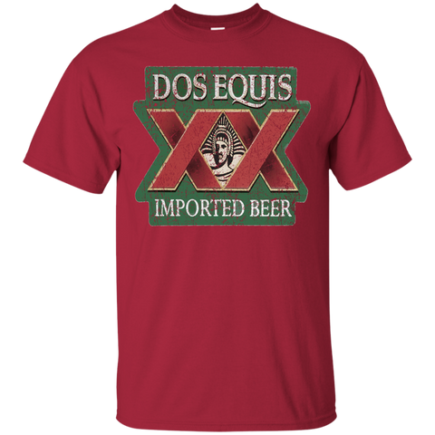 Dos Equis XX Lager Beer Brand Logo Label T-Shirt