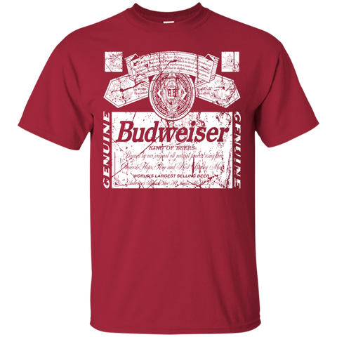 Budweiser Beer Brand Logo Label T-Shirt