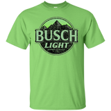 Busch Light Beer T-Shirt Custom Designed Color Worn Label Pattern