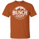 Busch Light Beer T-Shirt Custom Designed White Worn Label Pattern