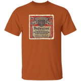 Budweiser Beer Coaster T-Shirt Custom Designed Worn Pattern
