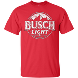 Busch Light Beer T-Shirt Custom Designed White Worn Label Pattern