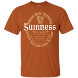 Guinness Beer T-Shirt Custom Designed Color Oval Worn Label Pattern