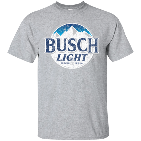 Busch Light Beer Brand Logo Label T-Shirt